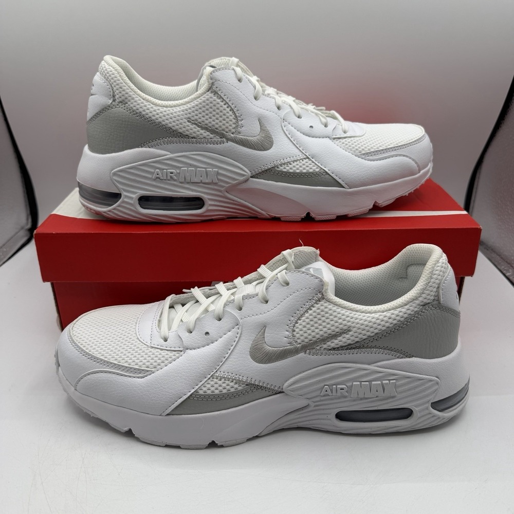 Nike Air Max Excee Running Shoes Womens 11 White/Metallic Platinum CD5432-121